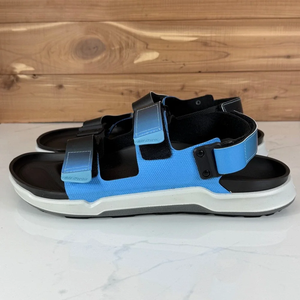 Birkenstock Tatacoa Outdoor Mens Size EU 46 US 13 Blue/Black Sandals Summer
